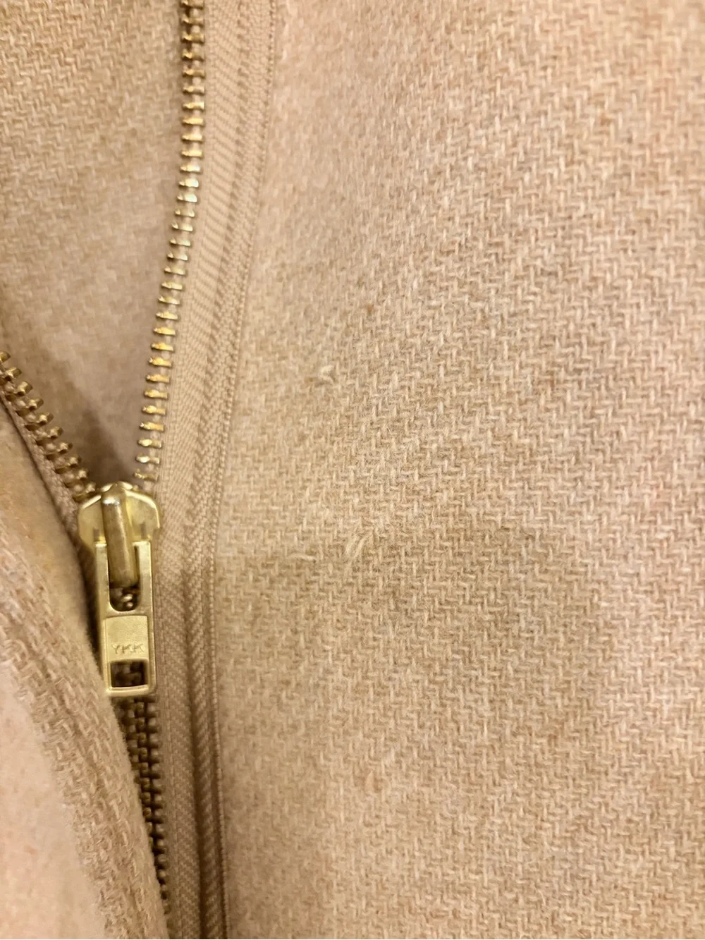 J.Crew Stadium Cloth Cocoon Nello Gori City Coat Camel 2 Petite